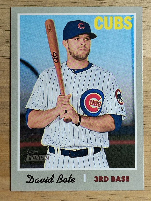 2019 Topps Heritage #347 David Bote