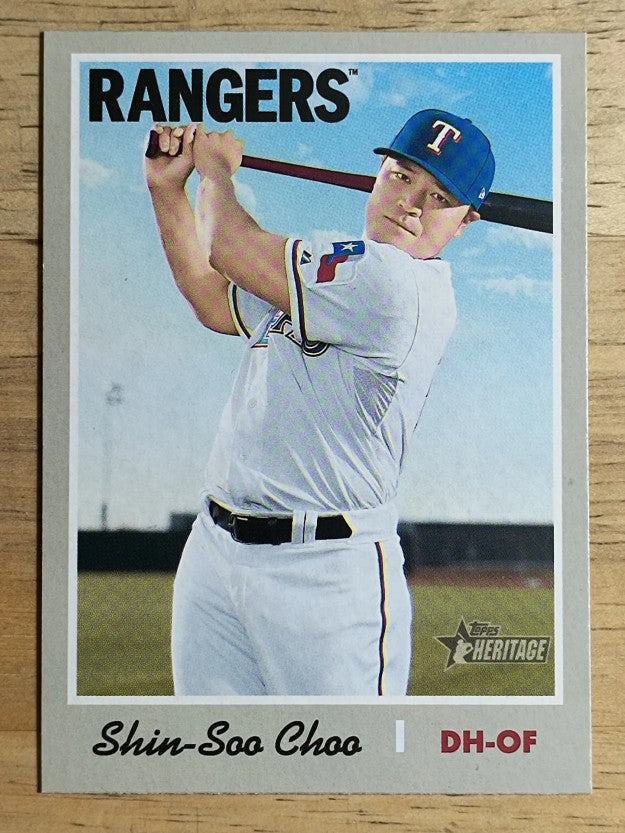 2019 Topps Heritage #461 Shin-Soo Choo SP