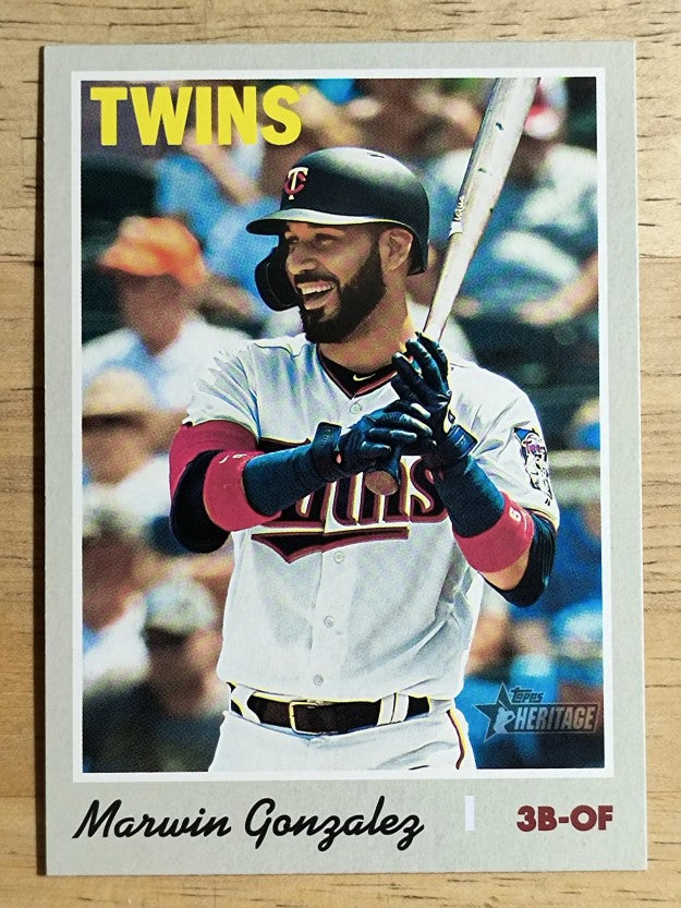 2019 Topps Heritage #553 Marwin Gonzalez