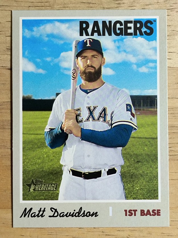 2019 Topps Heritage #565 Matt Davidson