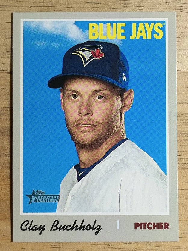 2019 Topps Heritage #572 Clay Buchholz