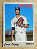 2019 Topps Heritage #616 Jorge Lopez