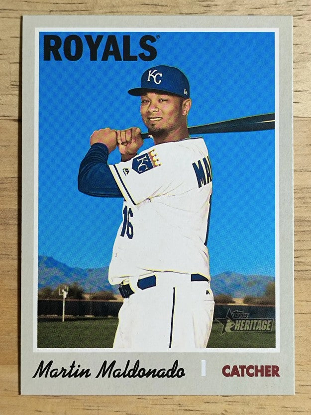 2019 Topps Heritage #651 Martin Maldonado
