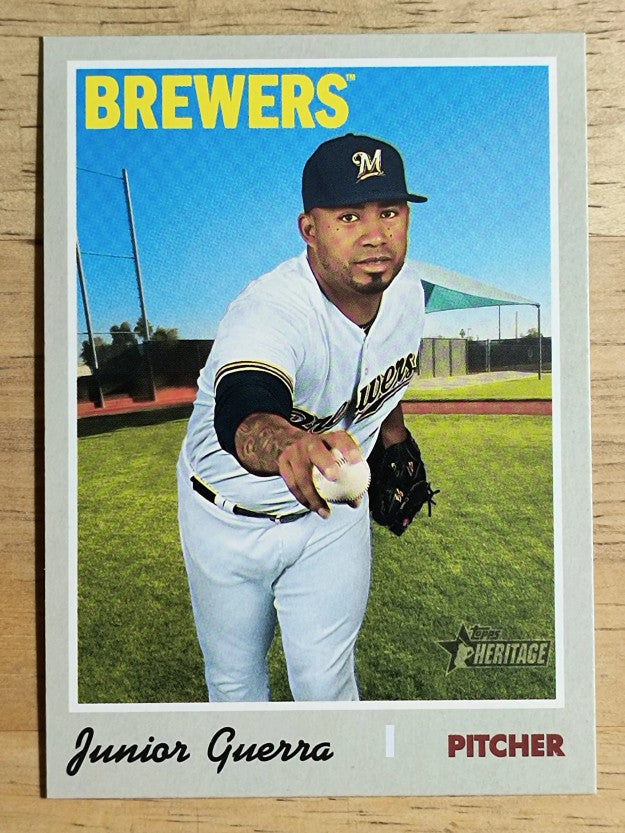 2019 Topps Heritage #683 Junior Guerra