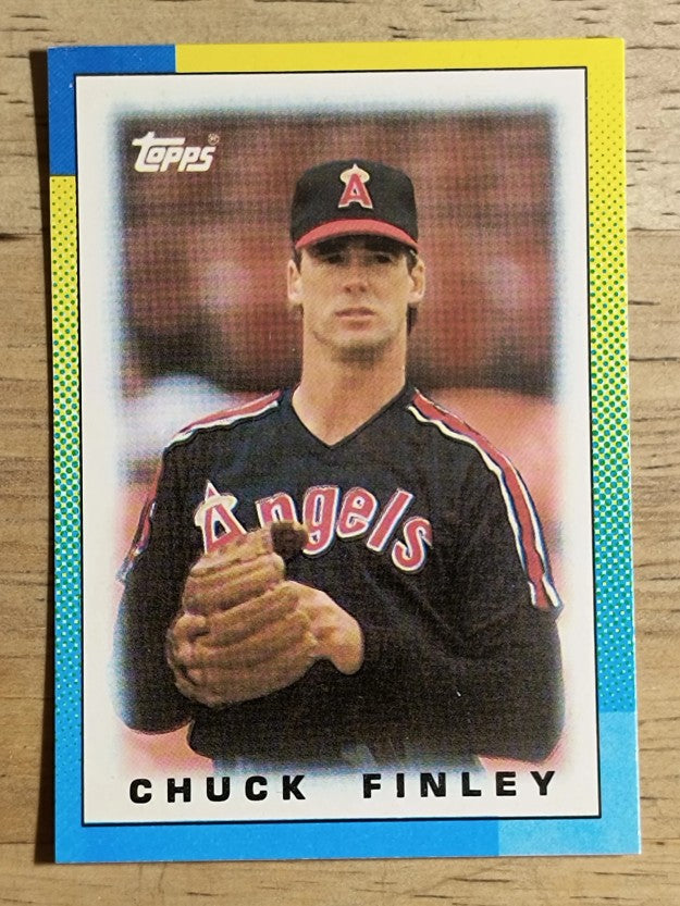 1990 Topps Mini Leaders #8 Chuck Finley