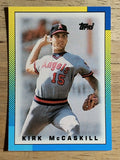 1990 Topps Mini Leaders #9 Kirk McCaskill