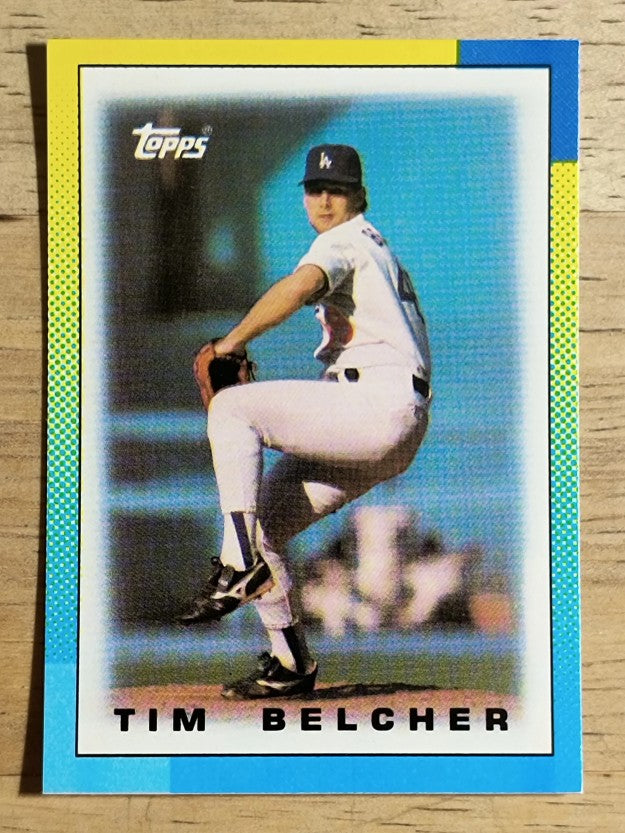1990 Topps Mini Leaders #57 Tim Belcher