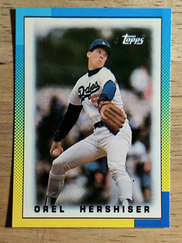 1990 Topps Mini Leaders #58 Orel Hershiser