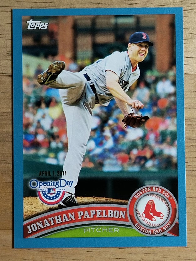 2011 Topps Opening Day Blue #29 Jonathan Papelbon
