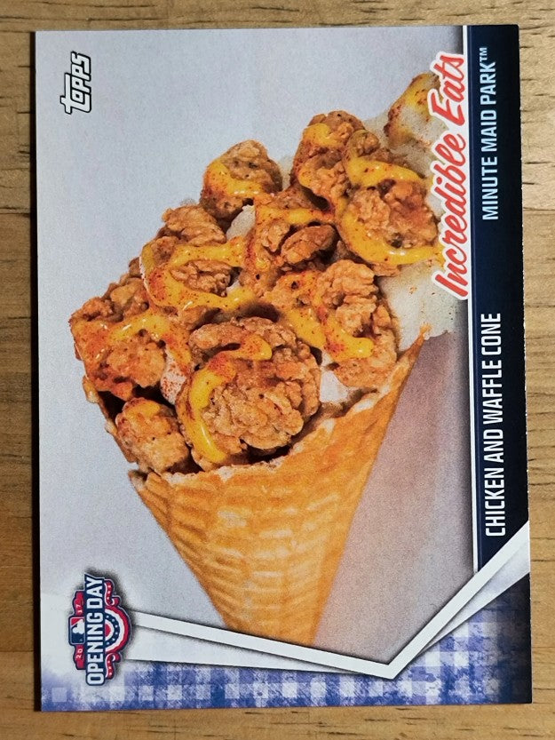 2017 Topps Opening Day Incredible Eats #IE6 Chicken and Waffle Cone