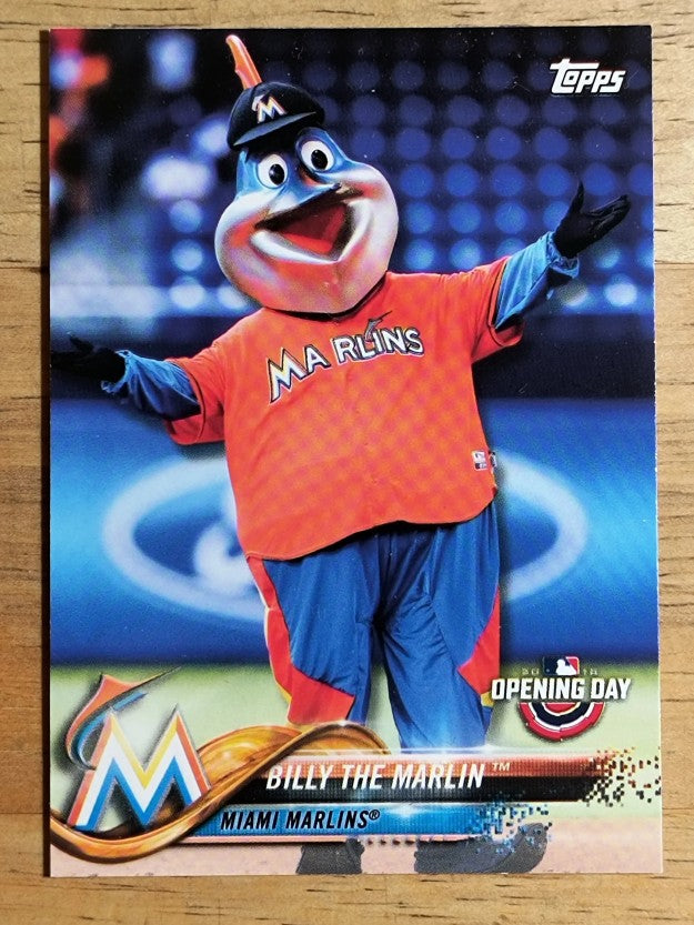 2018 Topps Opening Day Mascots #M12 Billy the Marlin