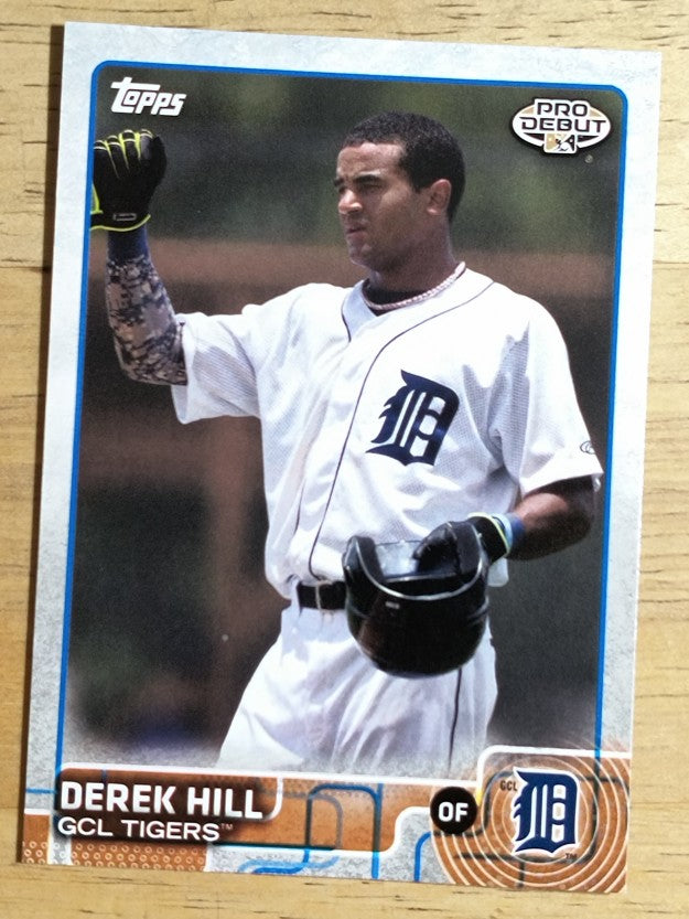 2015 Topps Pro Debut #141 Derek Hill