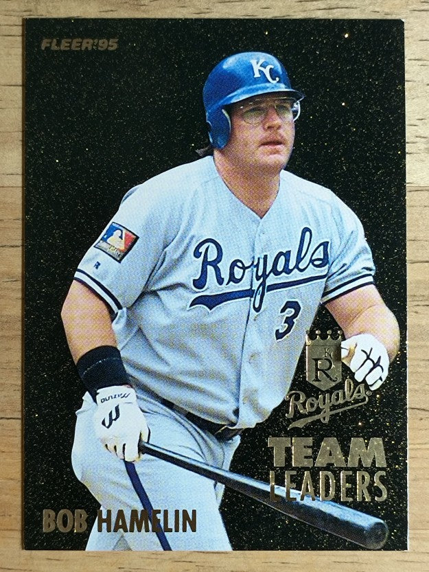 1995 Fleer Team Leaders #7 Bob Hamelin/David Cone