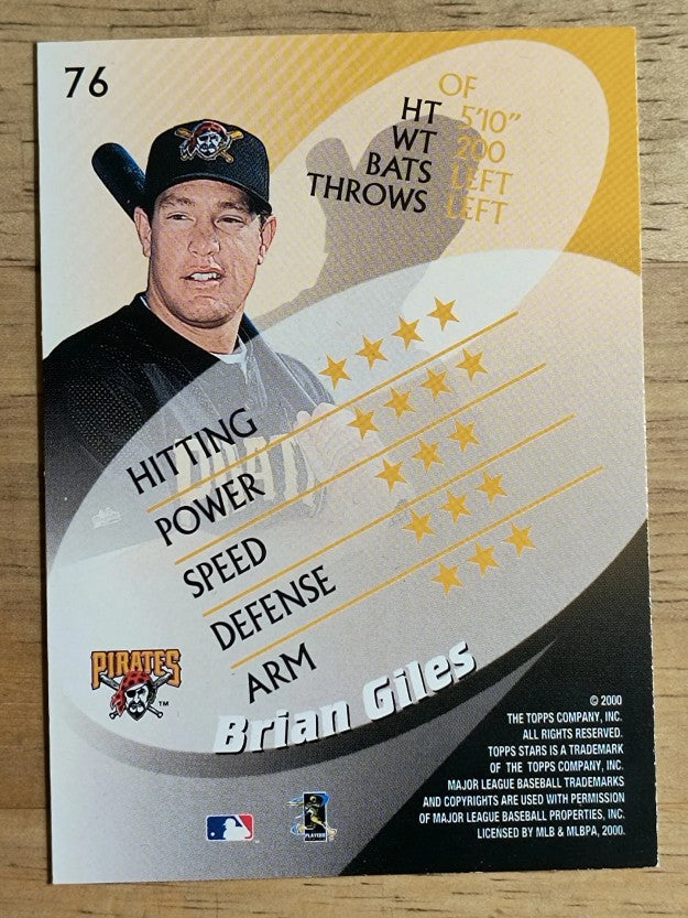 2000 Topps Stars #76 Brian Giles