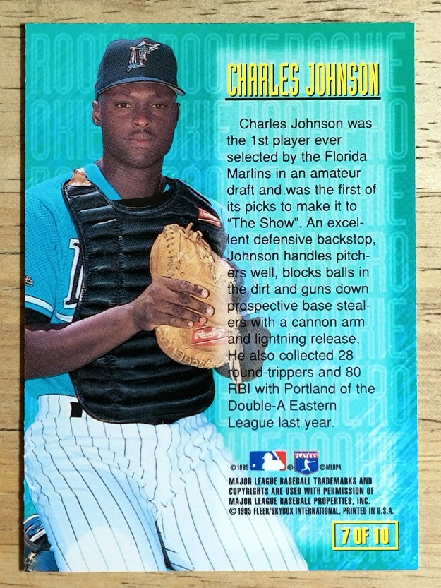 1995 Emotion Rookies #7 Charles Johnson