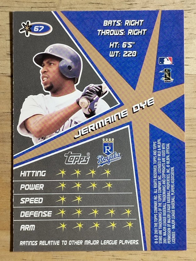 2001 Topps Stars #67 Jermaine Dye