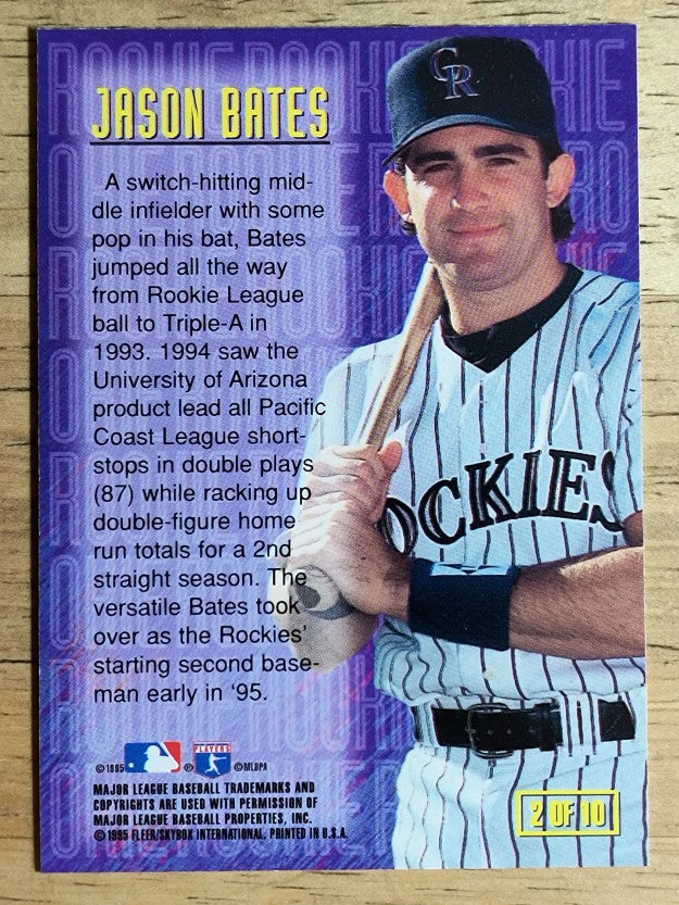 1995 Emotion Rookies #2 Jason Bates
