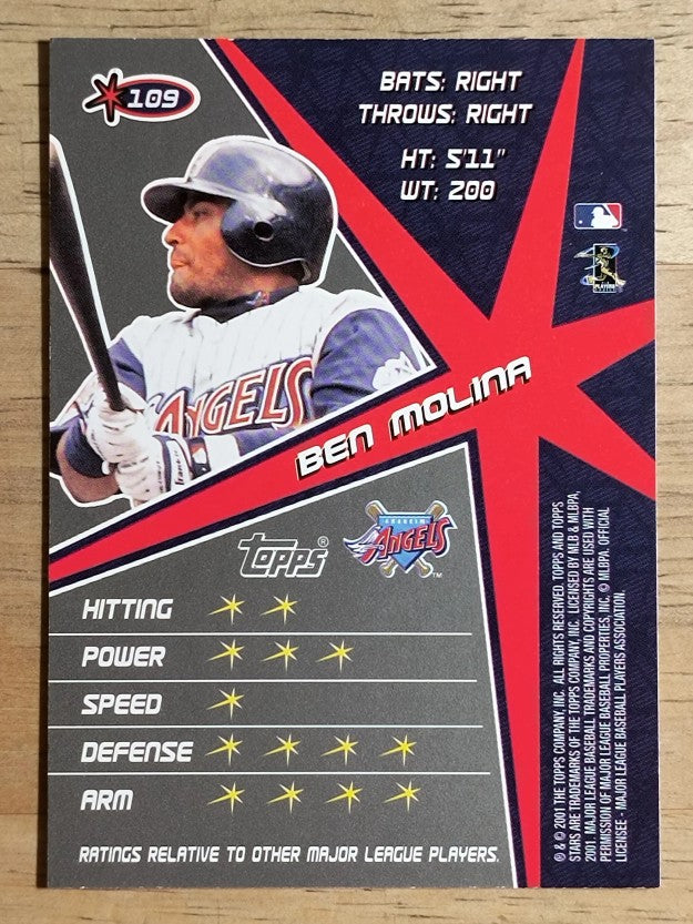 2001 Topps Stars #109 Ben Molina