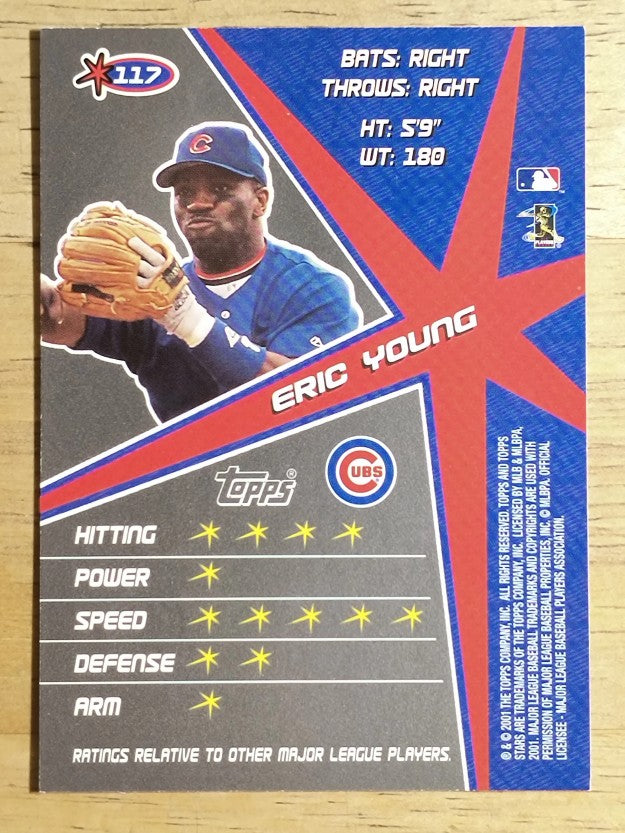 2001 Topps Stars #117 Eric Young
