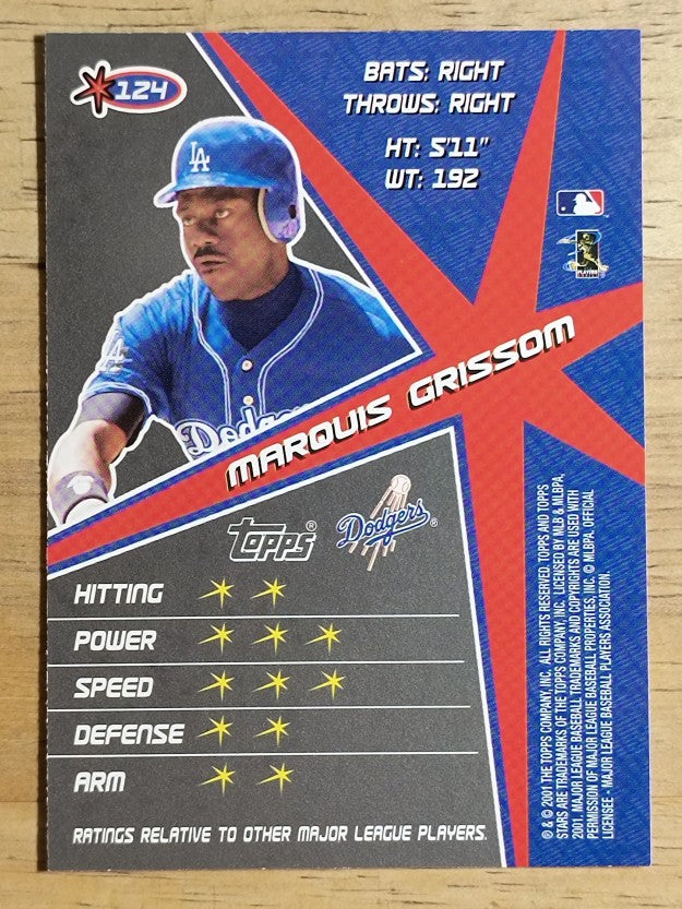 2001 Topps Stars #124 Marquis Grissom