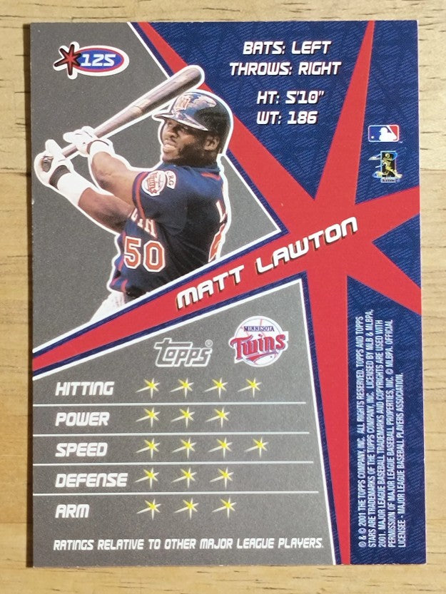 2001 Topps Stars #125 Matt Lawton