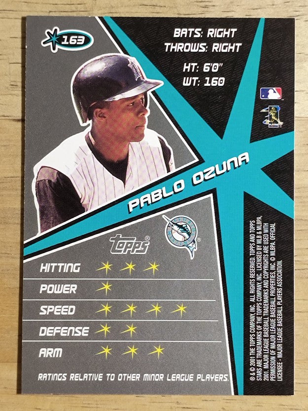 2001 Topps Stars #163 Pablo Ozuna