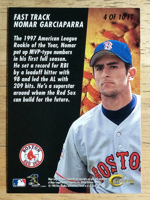 1998 Circa Thunder Fast Track #4 Nomar Garciaparra (NM)