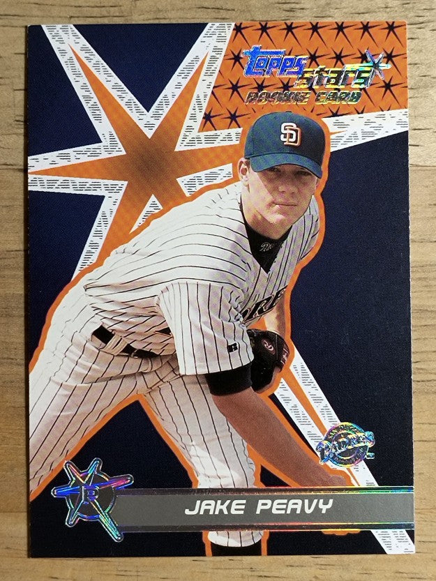 2001 Topps Stars #200 Jake Peavy RC (NM)