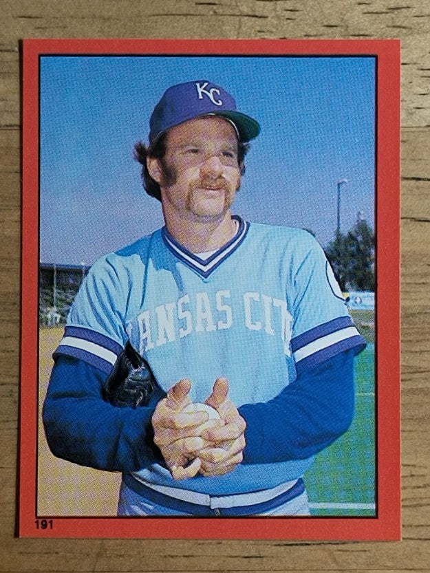 1982 Topps Stickers #191 Dennis Leonard