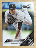 2016 White Sox Topps #CHW10 Jose Quintana
