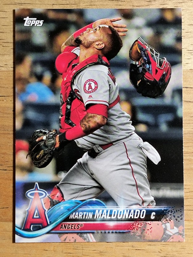 2018 Angels Topps #A8 Martin Maldonado