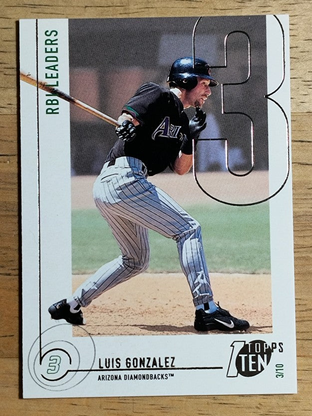 2002 Topps Ten #44 Luis Gonzalez RBI
