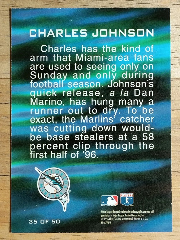 1996 Circa Boss #35 Charles Johnson