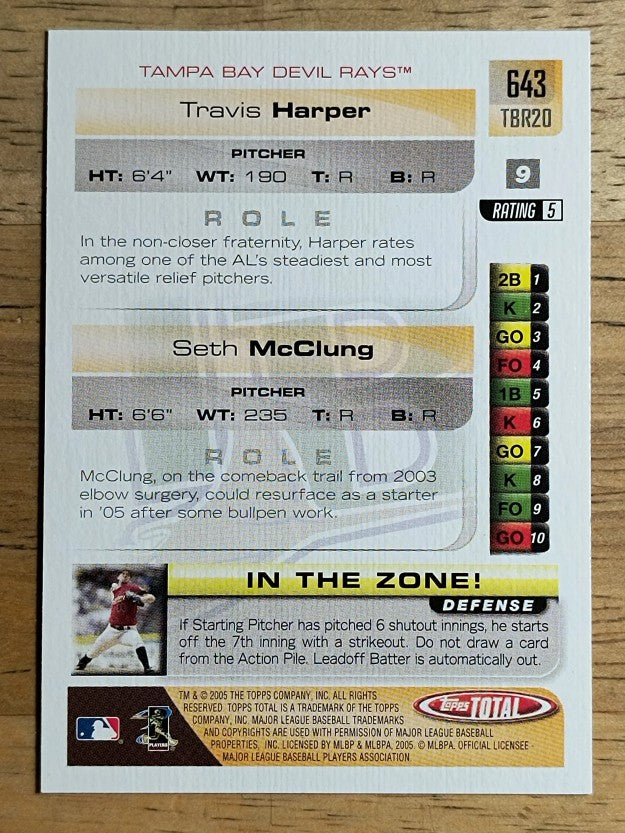 2005 Topps Total #643 Travis Harper/Seth McClung