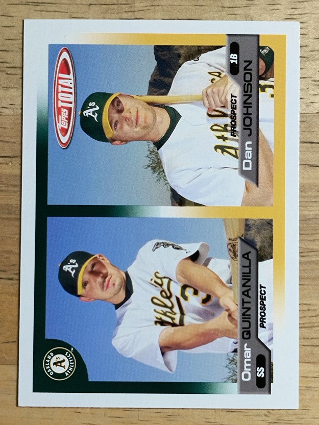 2005 Topps Total #698 Omar Quintanilla/Dan Johnson