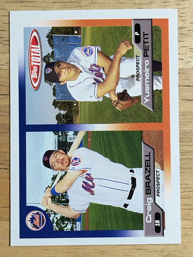 2005 Topps Total #720 Craig Brazell/Yusmeiro Petit