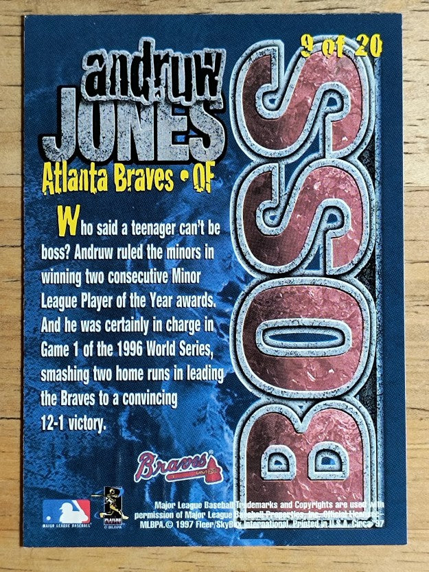 1997 Circa Boss #9 Andruw Jones