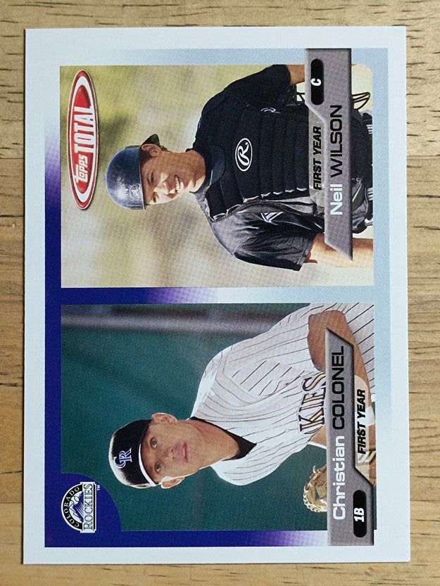 2005 Topps Total #765 Christian Colonel RC/Neil Wilson RC