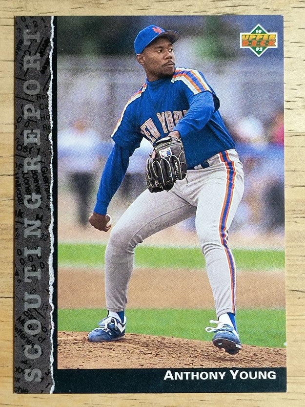 1992 Upper Deck Scouting Report #SR25 Anthony Young
