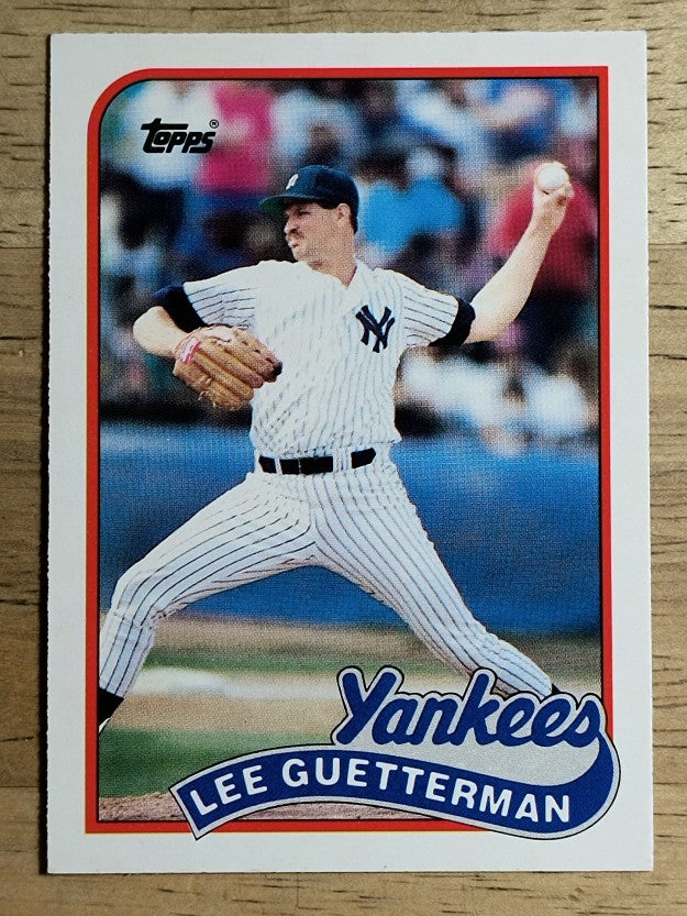 1989 Topps Traded #43T Lee Guetterman