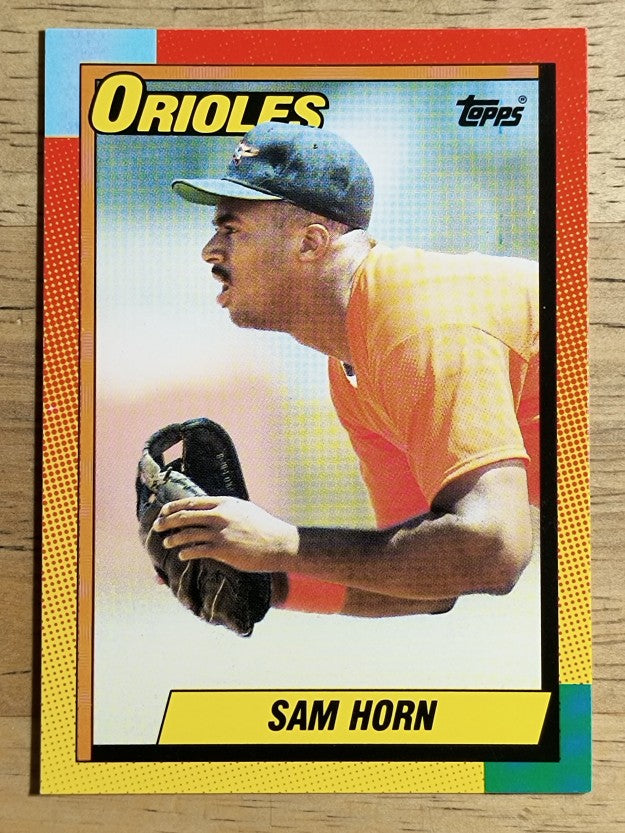 1990 Topps Traded #42T Sam Horn