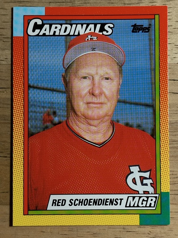 1990 Topps Traded #113T Red Schoendienst MG