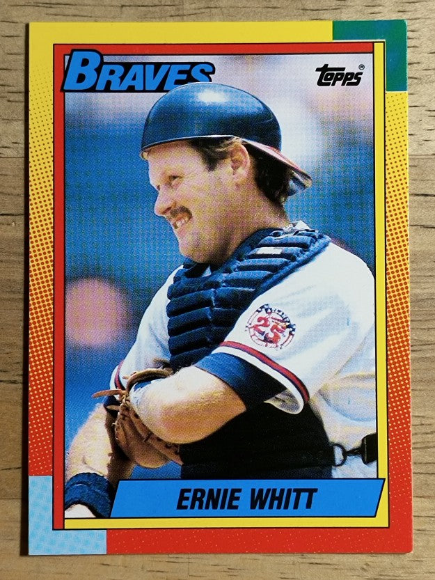 1990 Topps Traded #128T Ernie Whitt