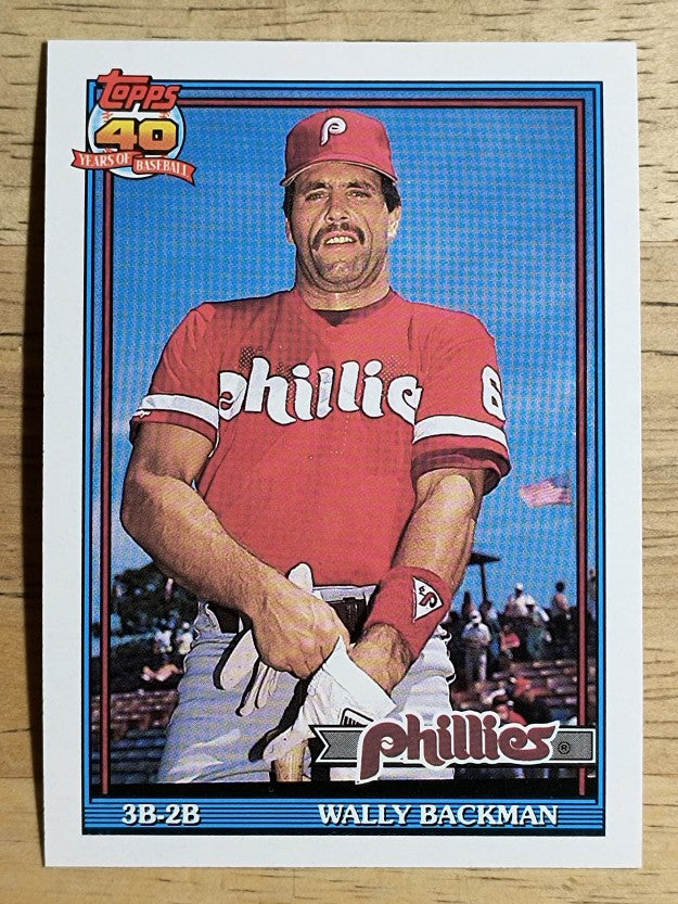 1991 Topps Traded #3T Wally Backman