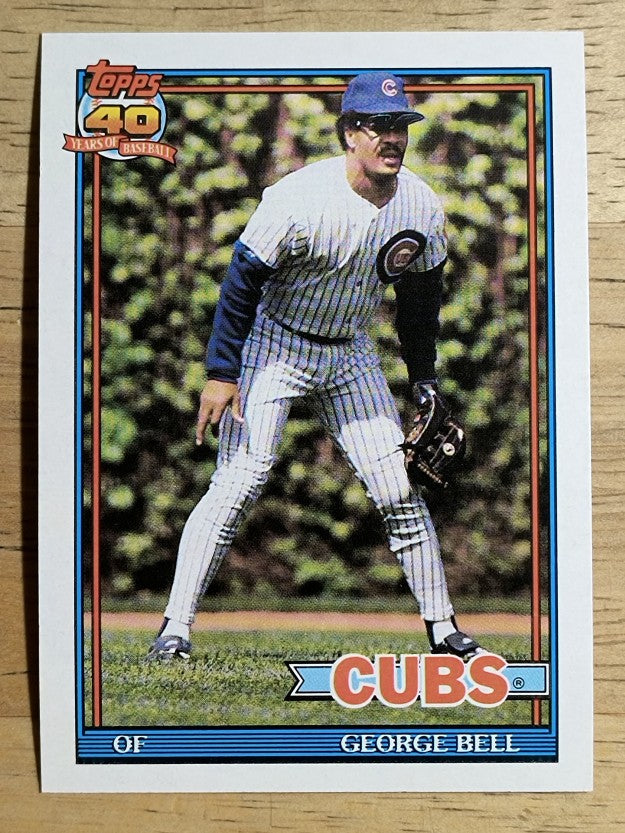 1991 Topps Traded #8T George Bell