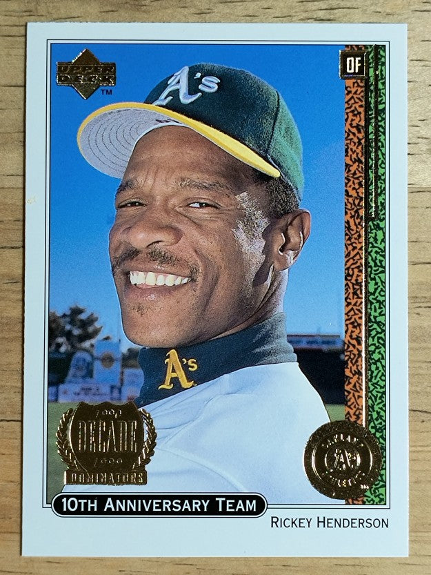 1999 Upper Deck 10th Anniversary Team #X19 Rickey Henderson