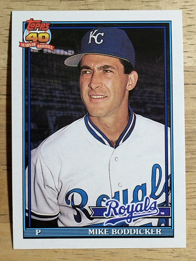1991 Topps Traded #12T Mike Boddicker