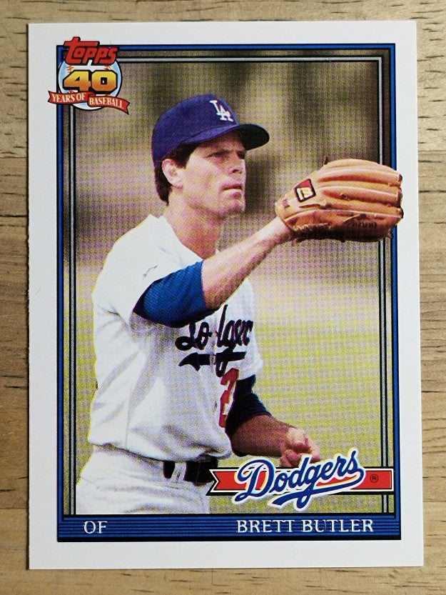 1991 Topps Traded #15T Brett Butler