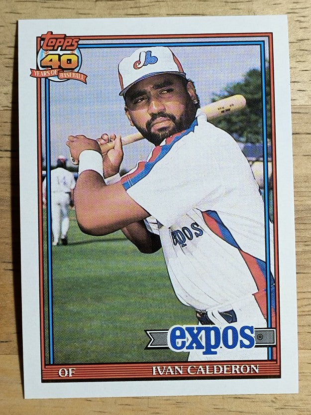 1991 Topps Traded #16T Ivan Calderon