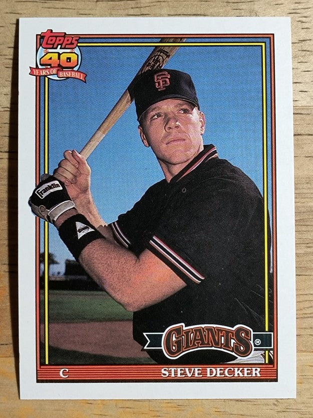 1991 Topps Traded #29T Steve Decker RC